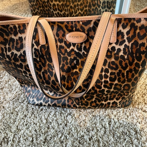 Coach Handbags - Authentic Coach cheetah print tote